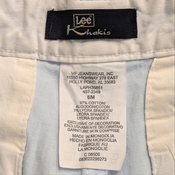 Lee Khakis Vintage Light Blue Summer Shorts Size 6M - Picture 5 of 5